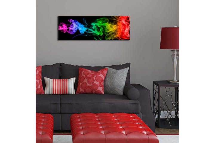 Canvasmålning Dekorativ LED-belysning - Flerfärgad - Inredning - Tavlor & posters - Canvastavla