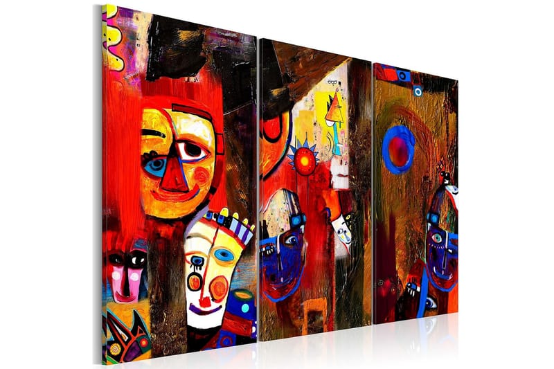 Canvastavla Abstract Carnival 120x80 cm - Artgeist sp. z o. o. - Inredning - Tavlor & posters - Canvastavla