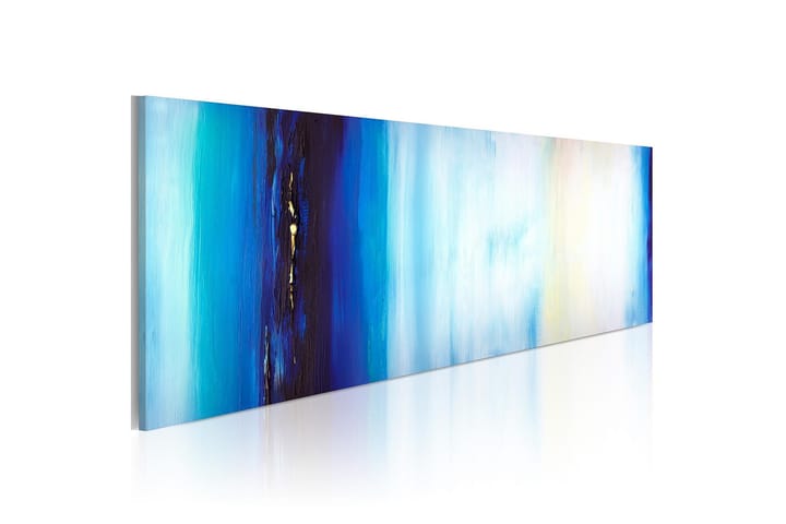 Canvastavla Blå vätska 100x40 cm