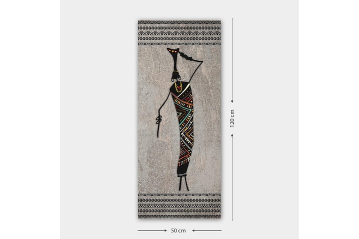 Canvastavla DKY Abstract & Fractals Flerfärgad - 50x120 cm - Inredning - Tavlor & posters - Canvastavla