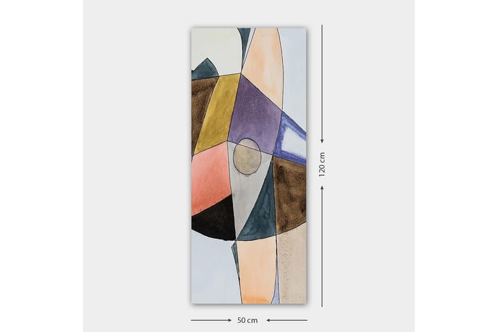 Canvastavla DKY Abstract & Fractals Flerfärgad - 50x120 cm - Inredning - Tavlor & posters - Canvastavla