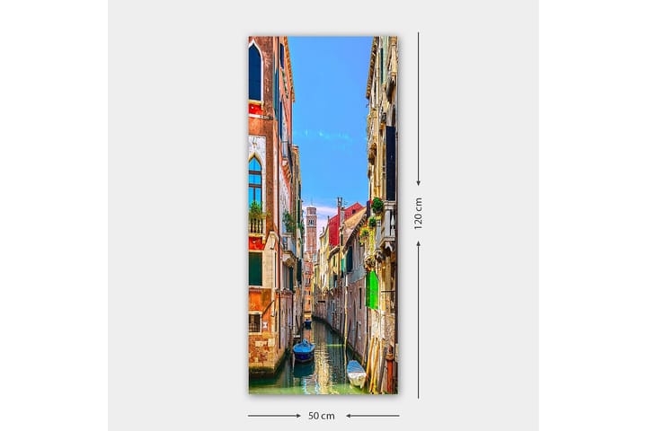 Canvastavla DKY Cities & Countries Flerfärgad - 50x120 cm - Inredning - Tavlor & posters - Canvastavla
