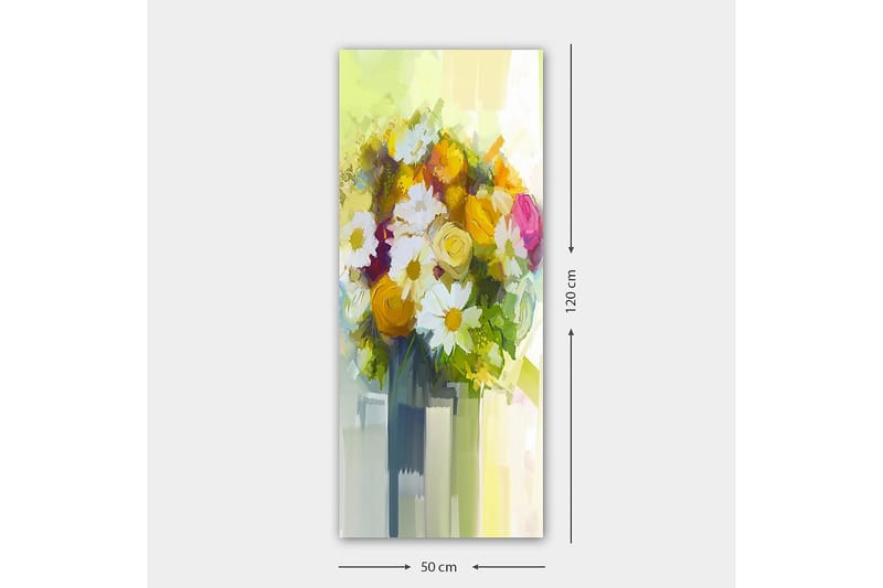 Canvastavla DKY Floral & Botanical Flerfärgad - 50x120 cm - Inredning - Tavlor & posters - Canvastavla