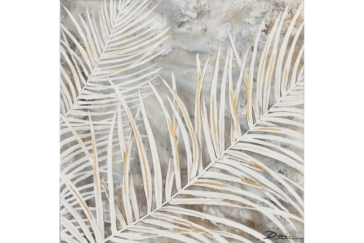 Canvastavla Palm Leaves - 80x80 cm - Inredning - Tavlor & posters - Canvastavla
