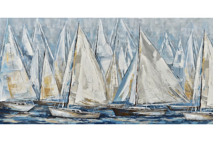 Canvastavla Sailboats - 70x140 cm - Inredning - Tavlor & posters - Canvastavla