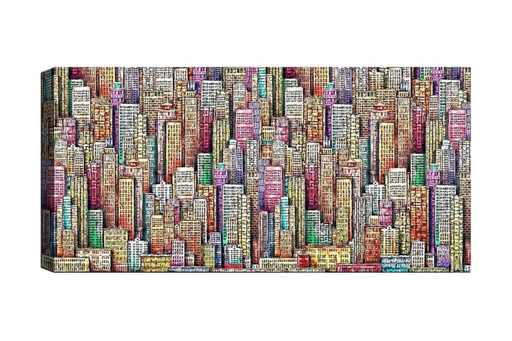 Canvastavla YTY Buildings & Cityscapes Flerfärgad - 120x50 cm - Inredning - Tavlor & posters - Canvastavla