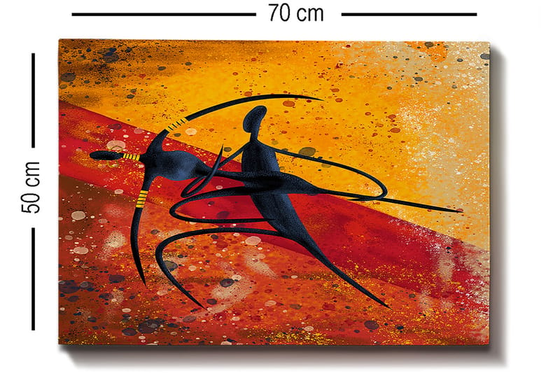 Dekorativ Canvastavla 50x70 cm - Flerfärgad - Inredning - Tavlor & posters - Canvastavla