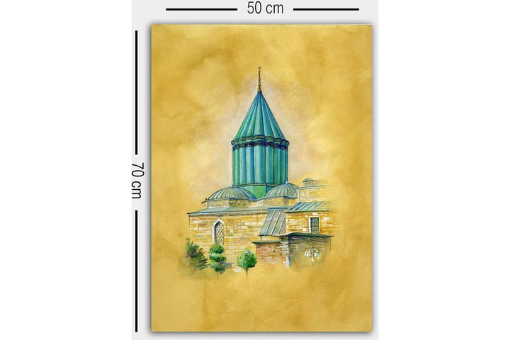 Dekorativ Canvastavla 50x70 cm - Flerfärgad - Inredning - Tavlor & posters - Canvastavla