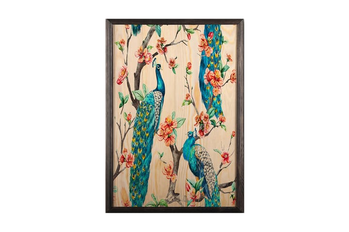 Dekorativ inramad målning  50x70 cm - Flerfärgad - Inredning - Tavlor & posters - Canvastavla