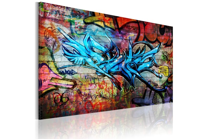 Tavla Anonymous Graffiti 90x60 - Artgeist sp. z o. o. - Inredning - Tavlor & posters - Canvastavla