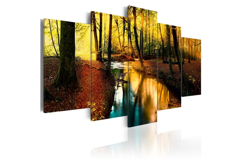 Tavla Autumn Silence Forest 100x50 - Artgeist sp. z o. o. - Inredning - Tavlor & posters - Canvastavla