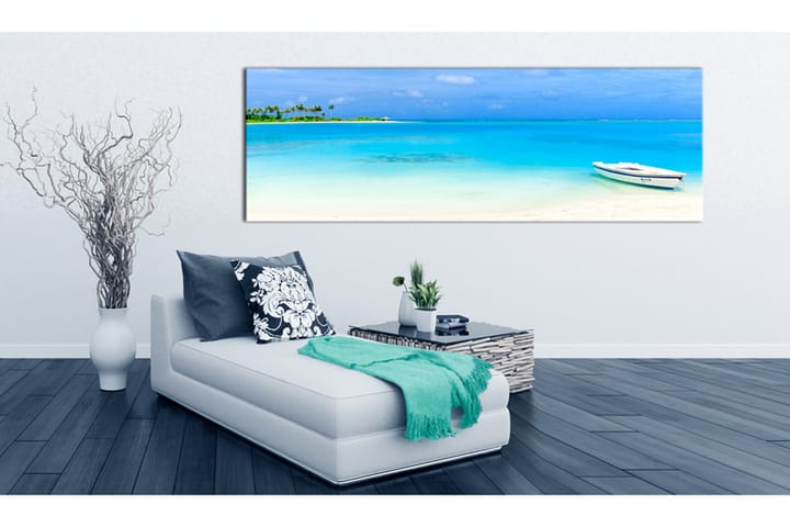 Tavla Azure Paradise 120x40 - Artgeist sp. z o. o. - Inredning - Tavlor & posters - Canvastavla