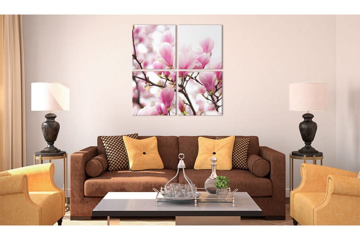 Tavla Blommande magnolia träd 60x60 - Artgeist sp. z o. o. - Inredning - Tavlor & posters - Canvastavla