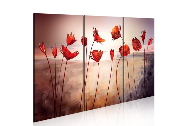 Tavla Bright Red Poppies 60x40 - Artgeist sp. z o. o. - Inredning - Tavlor & posters - Canvastavla