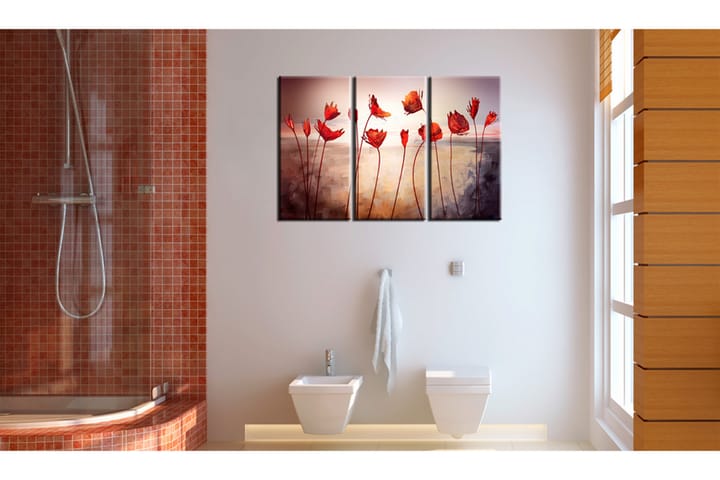 Tavla Bright Red Poppies 60x40 - Artgeist sp. z o. o. - Inredning - Tavlor & posters - Canvastavla