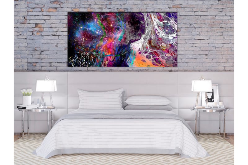 Tavla Colourful Galaxy (1 Part) Wide 60x30 - Artgeist sp. z o. o. - Inredning - Tavlor & posters - Canvastavla