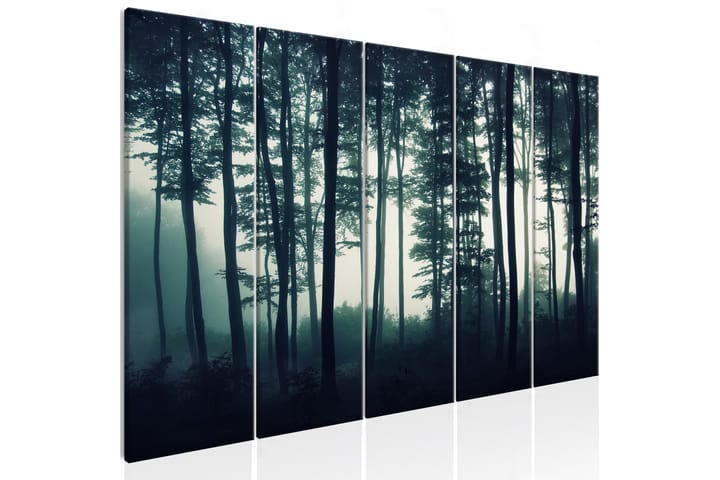 Tavla Dark Forest 5 Parts Narrow 200x80 - Artgeist sp. z o. o. - Inredning - Tavlor & posters - Canvastavla
