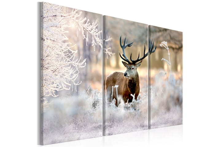 Tavla Deer In The Cold 120x80 - Artgeist sp. z o. o. - Inredning - Tavlor & posters - Canvastavla
