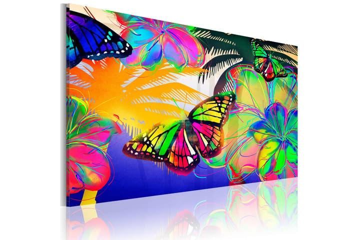 Tavla Exotic Butterflies 60x40 - Artgeist sp. z o. o. - Inredning - Tavlor & posters - Canvastavla
