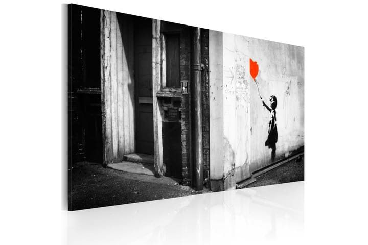 Tavla Girl With Balloon Banksy 60x40 - Artgeist sp. z o. o. - Inredning - Tavlor & posters - Canvastavla
