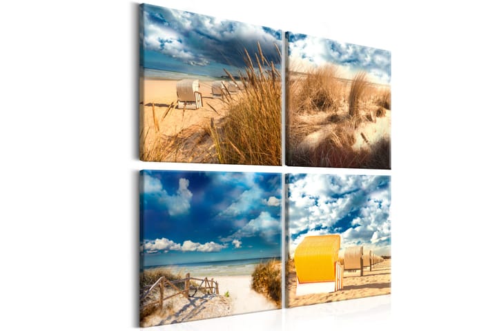 Tavla Holiday At The Seaside 80x80 - Artgeist sp. z o. o. - Inredning - Tavlor & posters - Canvastavla