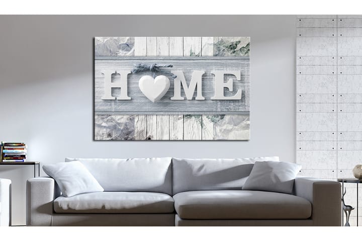 Tavla Home: Winter House 90x60 - Artgeist sp. z o. o. - Inredning - Tavlor & posters - Canvastavla
