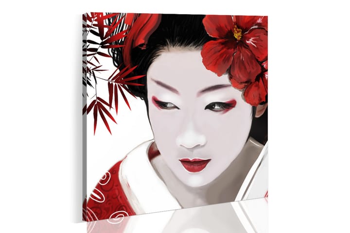 Tavla Japanese Geisha 40x40 - Artgeist sp. z o. o. - Inredning - Tavlor & posters - Canvastavla