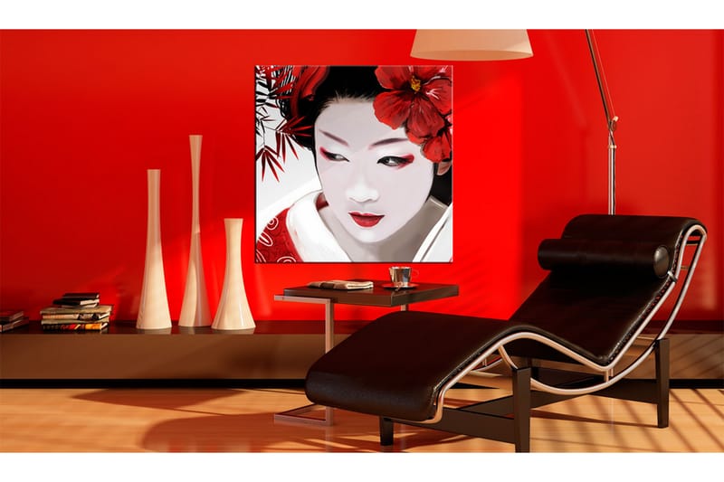Tavla Japanese Geisha 40x40 - Artgeist sp. z o. o. - Inredning - Tavlor & posters - Canvastavla