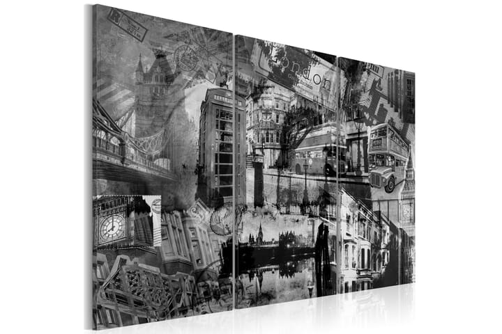 Tavla Kärnan i London triptyk 90x60 - Artgeist sp. z o. o. - Inredning - Tavlor & posters - Canvastavla