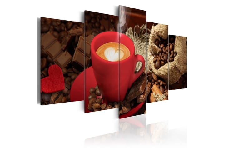 Tavla Love Espresso 100x50 - Artgeist sp. z o. o. - Inredning - Tavlor & posters - Canvastavla