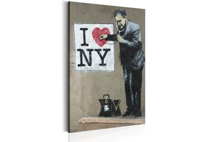 Tavla Love New York By Banksy 40x60 - Artgeist sp. z o. o. - Inredning - Tavlor & posters - Canvastavla