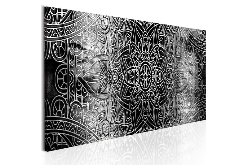 Tavla Mandala Grey Depths 135x45 - Artgeist sp. z o. o. - Inredning - Tavlor & posters - Canvastavla
