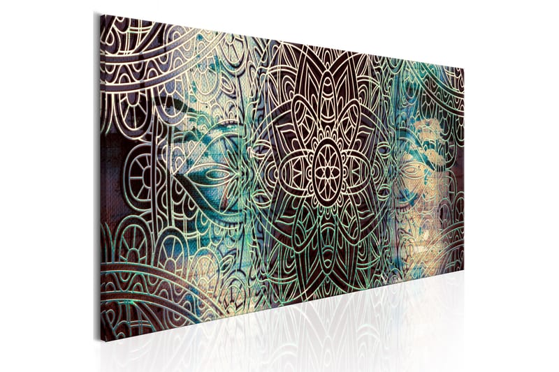 Tavla Mandala Knot Of Peace 135x45 - Artgeist sp. z o. o. - Inredning - Tavlor & posters - Canvastavla