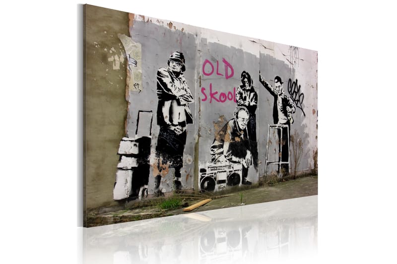 Tavla Old School Banksy 60x40 - Artgeist sp. z o. o. - Inredning - Tavlor & posters - Canvastavla
