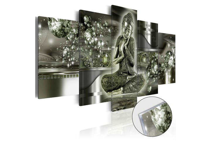 Tavla På Akryl Emerald Buddha 100x50 - Artgeist sp. z o. o. - Inredning - Tavlor & posters - Canvastavla