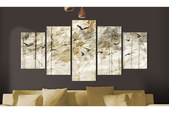 Tavla Paper Forest 200x100 - Artgeist sp. z o. o. - Inredning - Tavlor & posters - Canvastavla