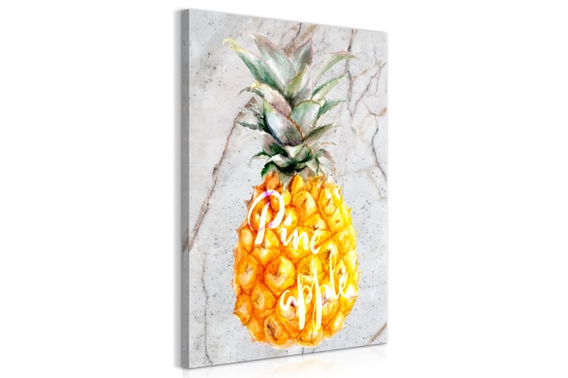 Tavla Pineapple and Marble (1 Part) Vertical 40x60 - Artgeist sp. z o. o. - Inredning - Tavlor & posters - Canvastavla