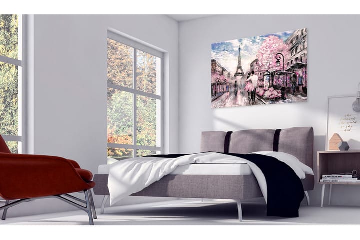 Tavla Pink Paris 120x80 - Artgeist sp. z o. o. - Inredning - Tavlor & posters - Canvastavla
