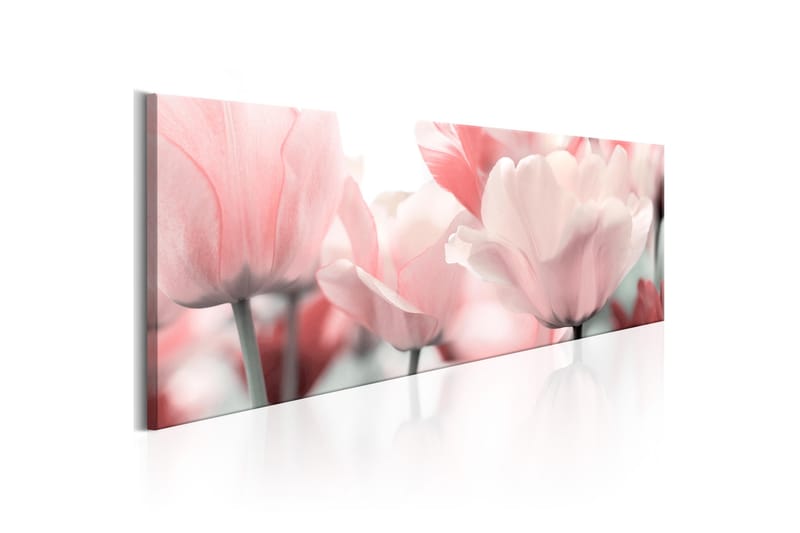 Tavla Pink Tulips 150x50 - Artgeist sp. z o. o. - Inredning - Tavlor & posters - Canvastavla