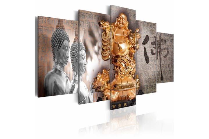 Tavla Smile To Buddha! 100x50 - Artgeist sp. z o. o. - Inredning - Tavlor & posters - Canvastavla