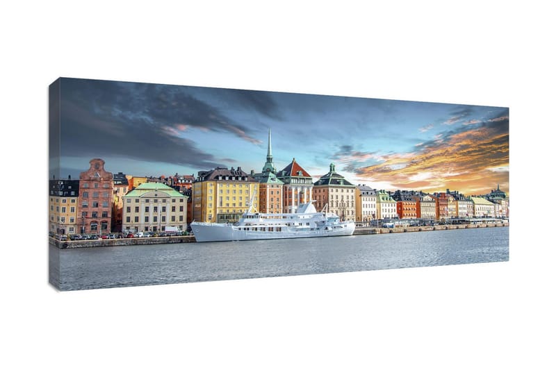 Tavla Stockholm 60X150 Cm Multifärgad - Multifärgad - Inredning - Tavlor & posters - Canvastavla