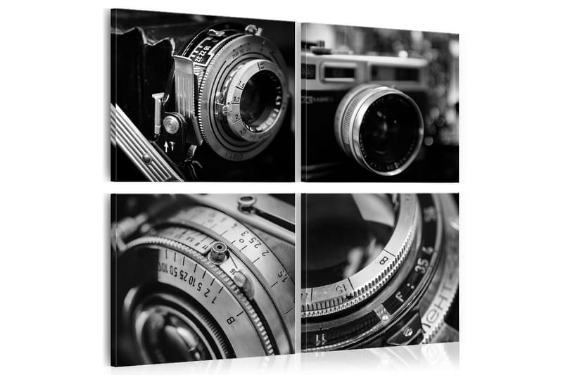 Tavla Vintage Cameras 90x90 - Artgeist sp. z o. o. - Inredning - Tavlor & posters - Canvastavla