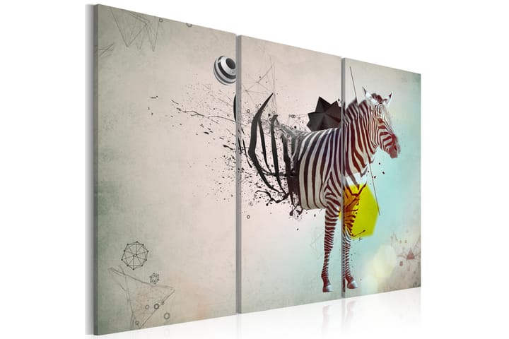 Tavla Zebra Abstrakt 120x80 - Artgeist sp. z o. o. - Inredning - Tavlor & posters - Canvastavla