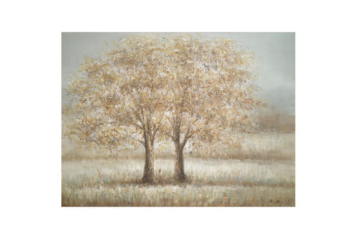 Två träd Oljemålning 90x120cm - Inredning - Tavlor & posters - Ljuddämpande tavla