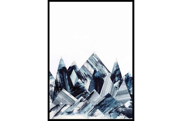 Abstract Paper Mountains - Finns i flera storlekar - Inredning - Tavlor & posters - Posters & prints