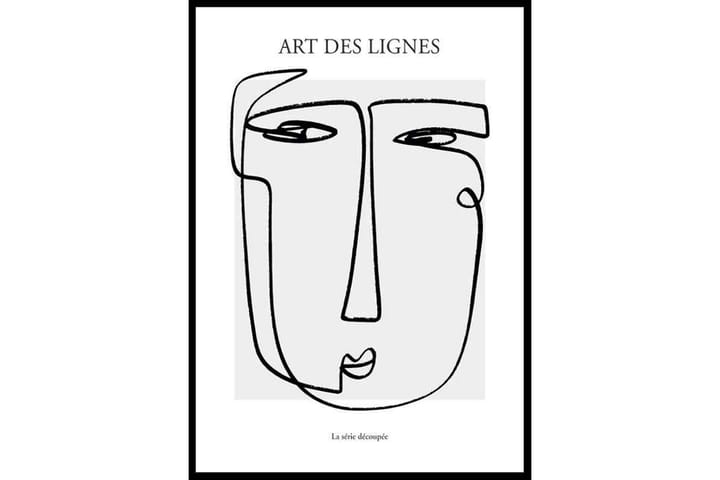 Art De Lignes No1 - Finns i flera storlekar - Inredning - Tavlor & posters - Posters & prints