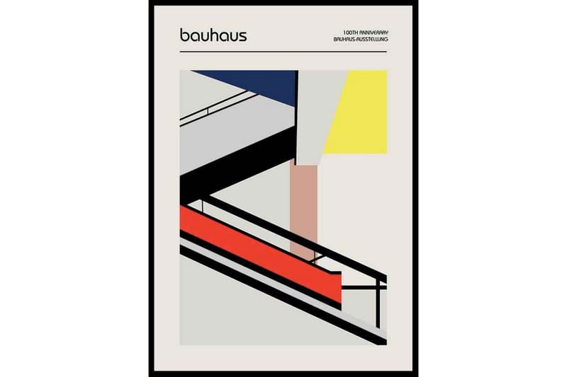 Bauhaus No.4 - Finns i flera storlekar - Inredning - Tavlor & posters - Posters & prints - Abstrakta posters
