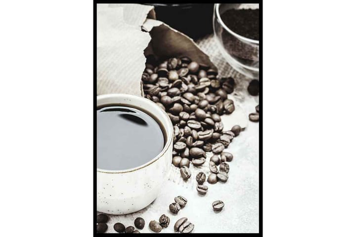 Coffee Beans No3 Foto Beige/Brun/Svart - 50x70 cm - Inredning - Tavlor & posters - Posters & prints