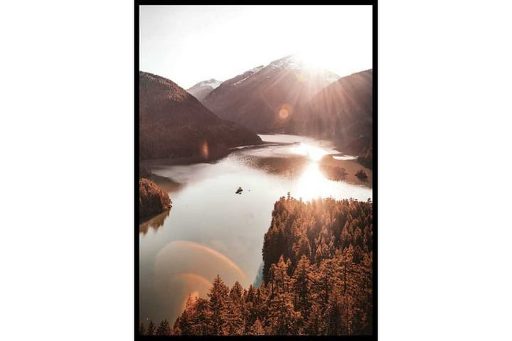 Diablo Lake - Finns i flera storlekar - Inredning - Tavlor & posters - Posters & prints