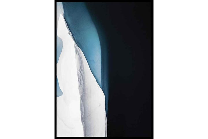 Ice And Water No1 Foto Blå/Svartvit - 30x40 cm - Inredning - Tavlor & posters - Canvastavla